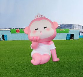 S4-650 Inflatable Cartoon Pink Monkey