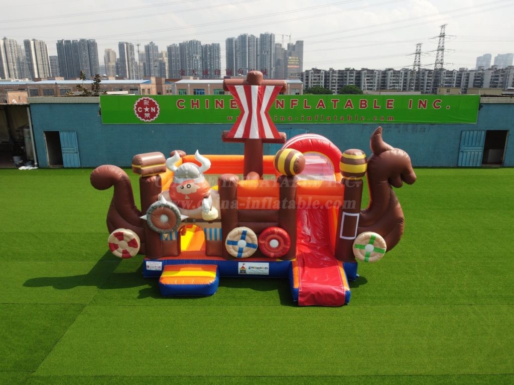 T2-3194 Pirate Ship Inflatable Playground