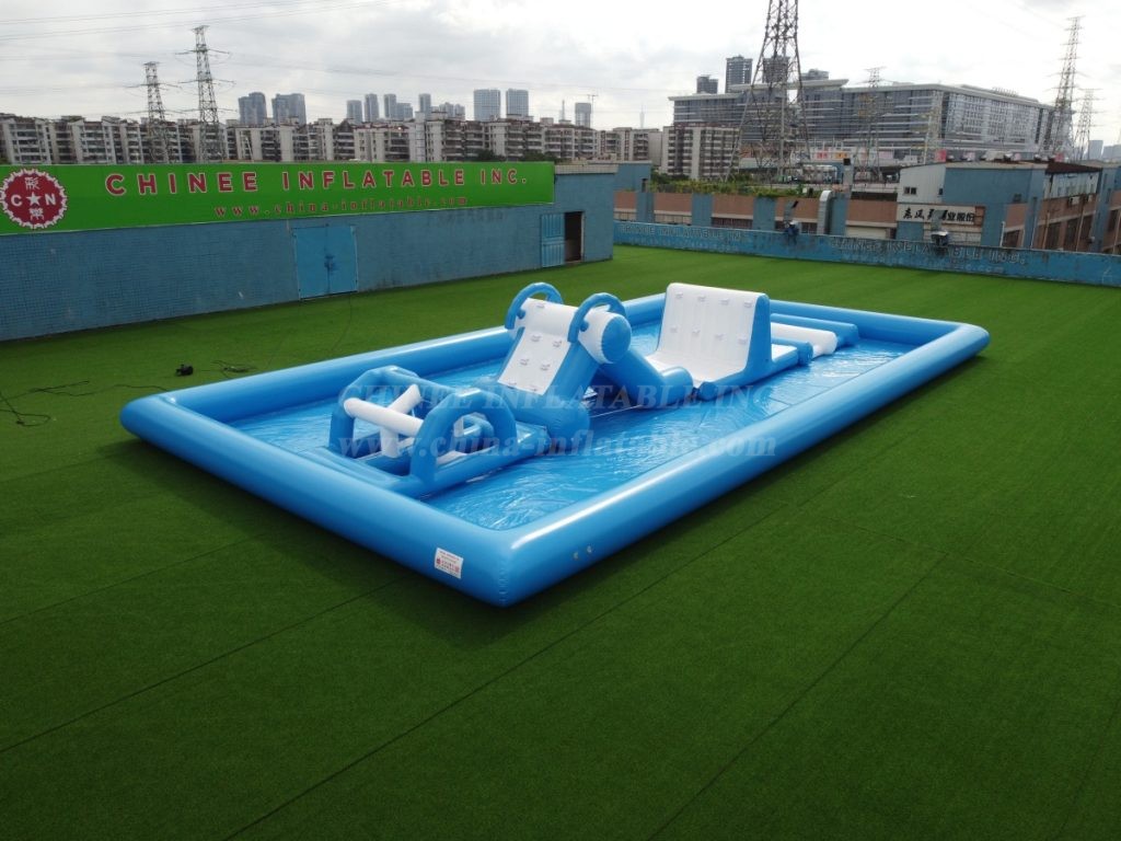 POOL2-742 Inflatable Water Game & Pool