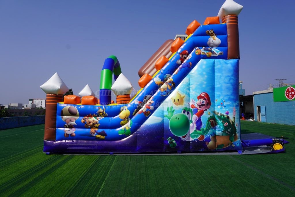 T8-1506D Super Mario Inflatable Slide