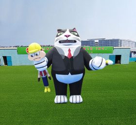 S4-735 Inflatable Cartoon Black Cat Costume