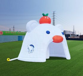 Tent1-6002 Inflatable Cartoon Polar Bear Yurt Tent
