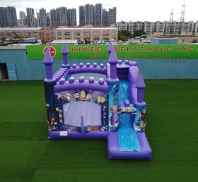 T5-673B Minion theme bouncy castle with slide