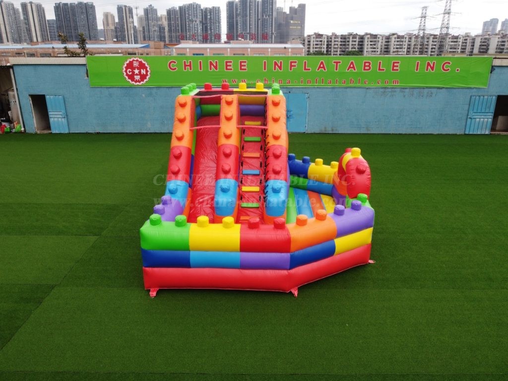 T2-4530B LEGO Bouncy Castle With Slide