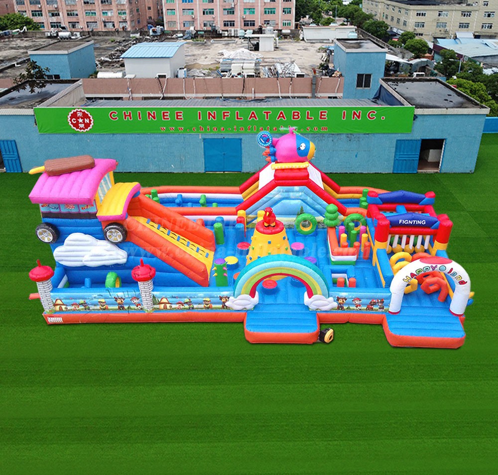 T6-1114 PAW Patrol Theme Inflatable Park