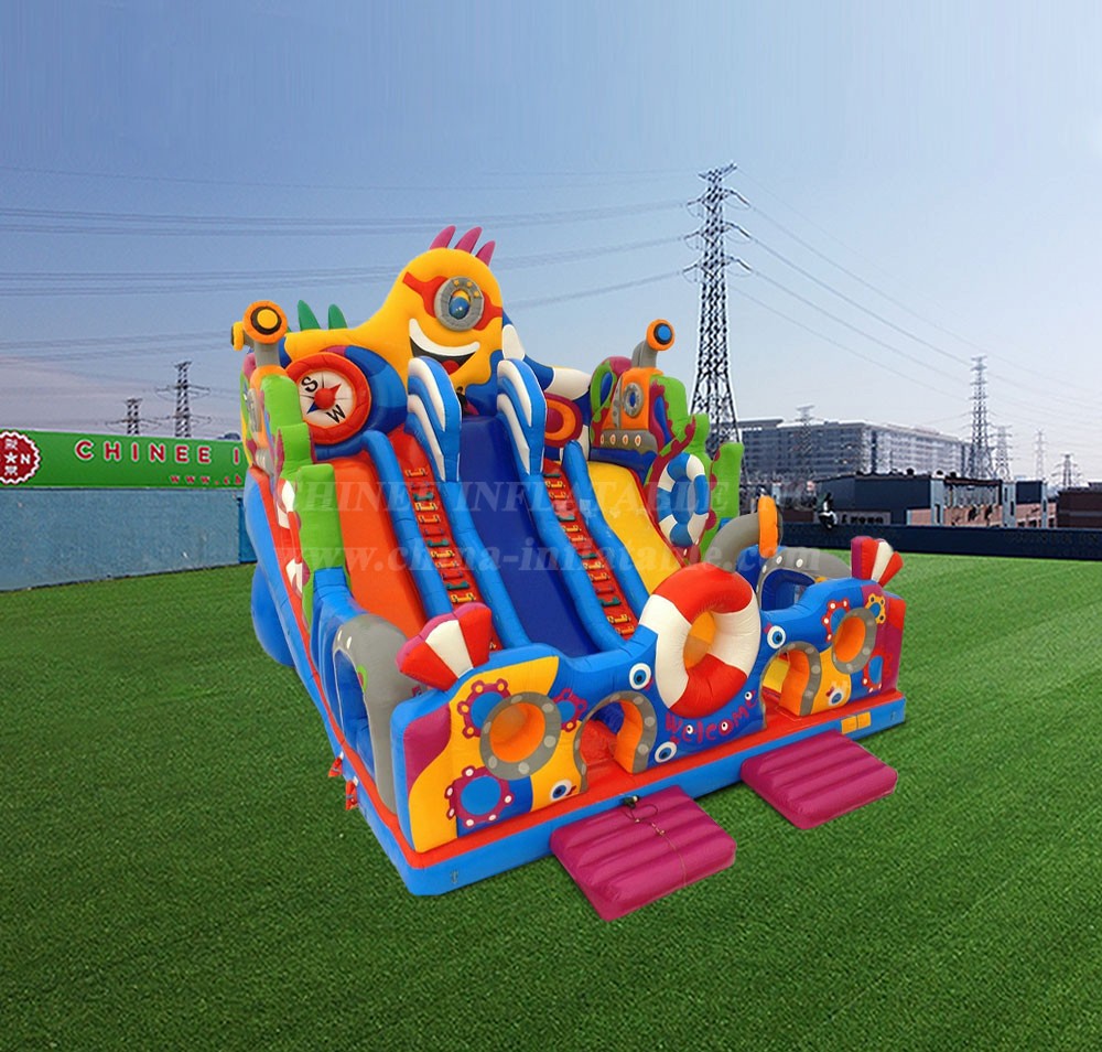 T6-1115 Minions theme inflatable park