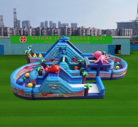 T7-1810 Inflatable Ocean Themed Obstacle Course