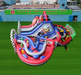 T7-1813 Mario Kart Inflatable Obstacle Course