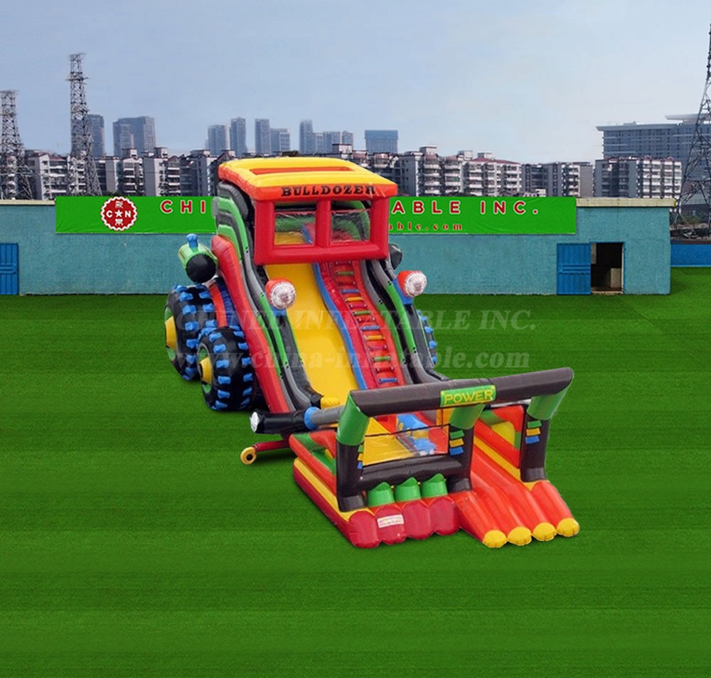T8-4515 Truck Inflatable Dry Slide