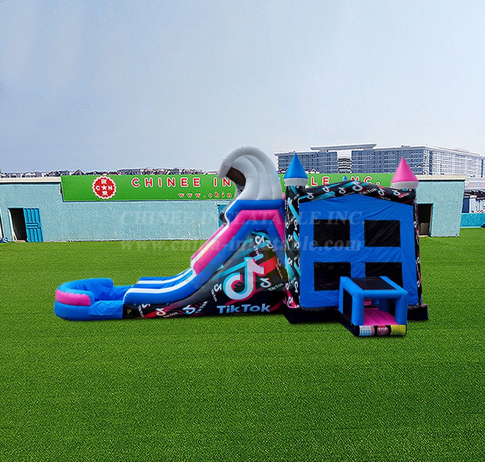 T2-8014 Tiktok Bounce House Combo