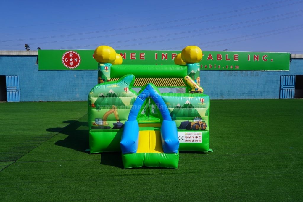 T2-009H Engineering vehicle Theme Bounce House