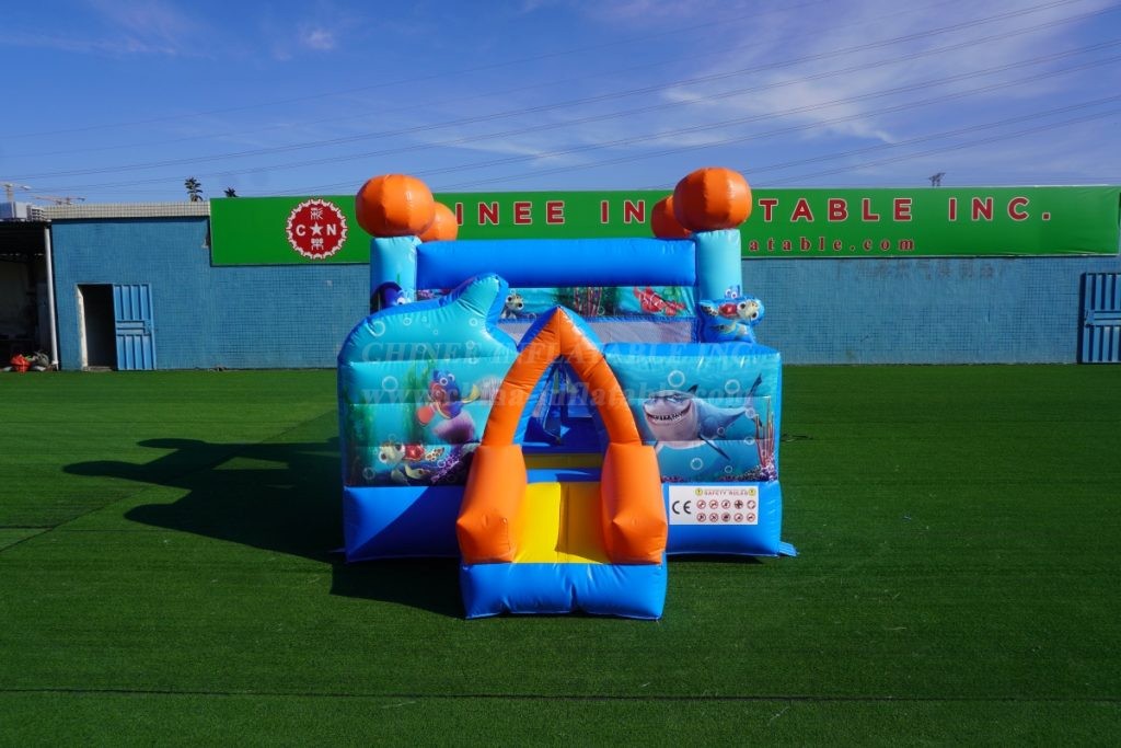 T2-009F Ocean Theme Bounce House