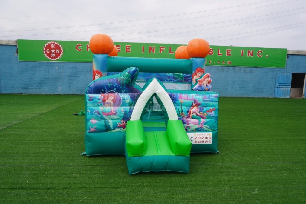 T2-009J Mermaid Theme Bounce House