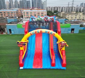 T8-4800 Marvel superhero theme inflatable slide