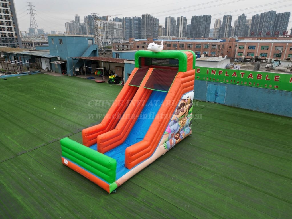 T8-7003 animal inflatable slide