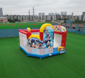 T2-553B Disney Mickey Mouse themed bouncy castle with slide