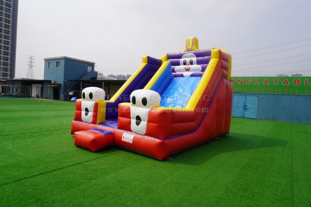 T8-108B Rabbit theme inflatable slide