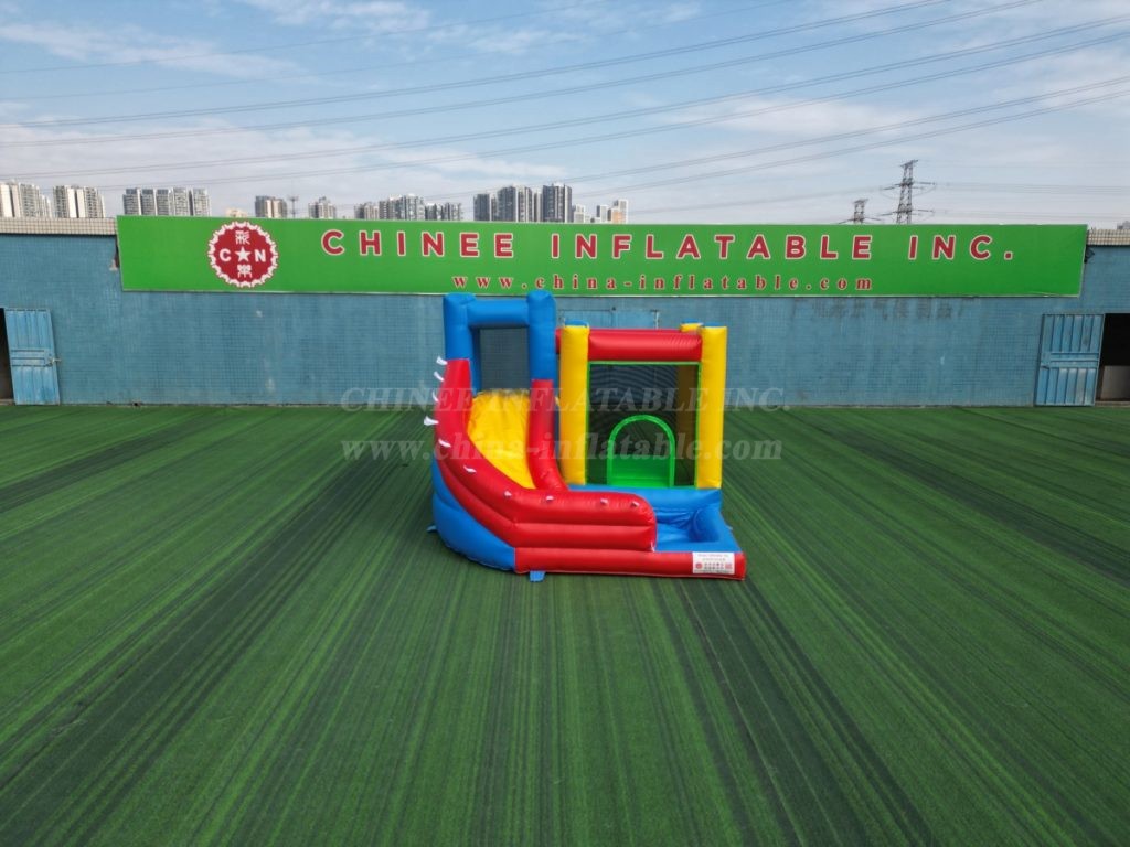 T2-8114 Inflatable Bounce House With Slide & Pool