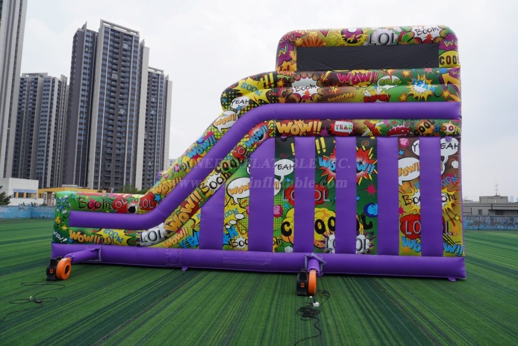 T6-848B Comic Theme Inflatable Park
