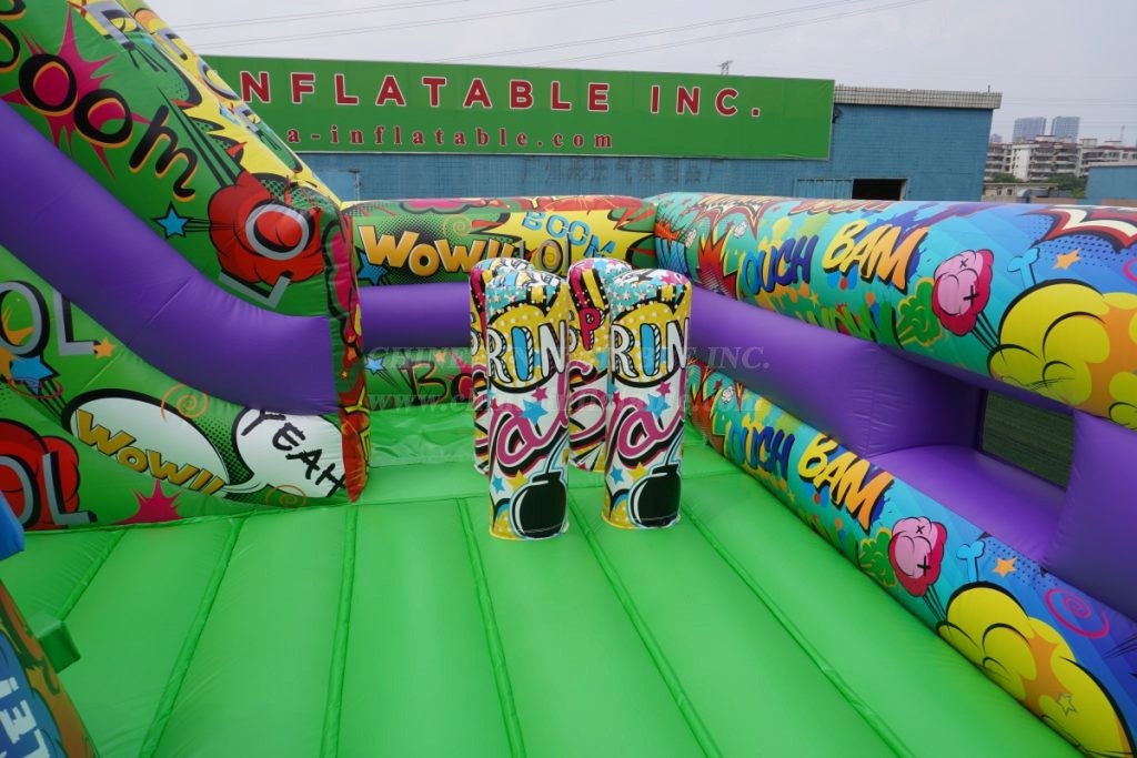 T6-848B Comic Theme Inflatable Park