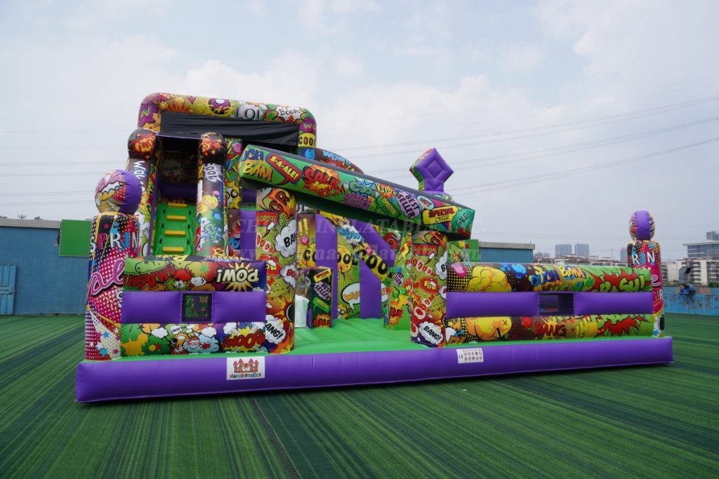 T6-848B Comic Theme Inflatable Park