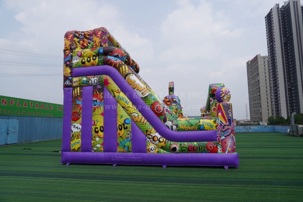 T6-848B Comic Theme Inflatable Park