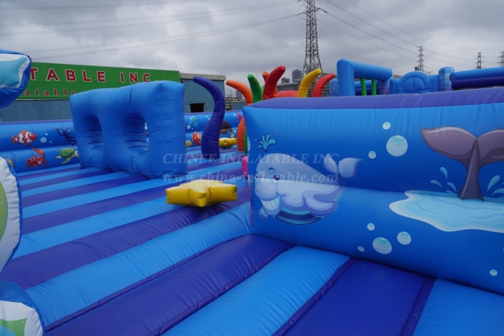 T6-4390 Ocean Theme Inflatable Park
