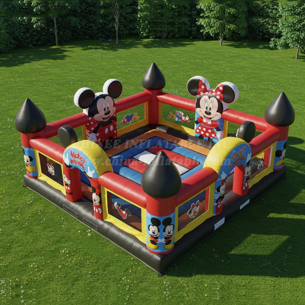 T2-8543 Mickey & Minnie Inflatable Castles