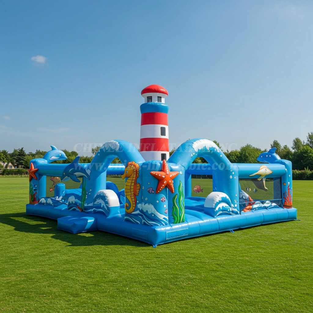 T2-8550 Ocean Theme Inflatable Bouncer