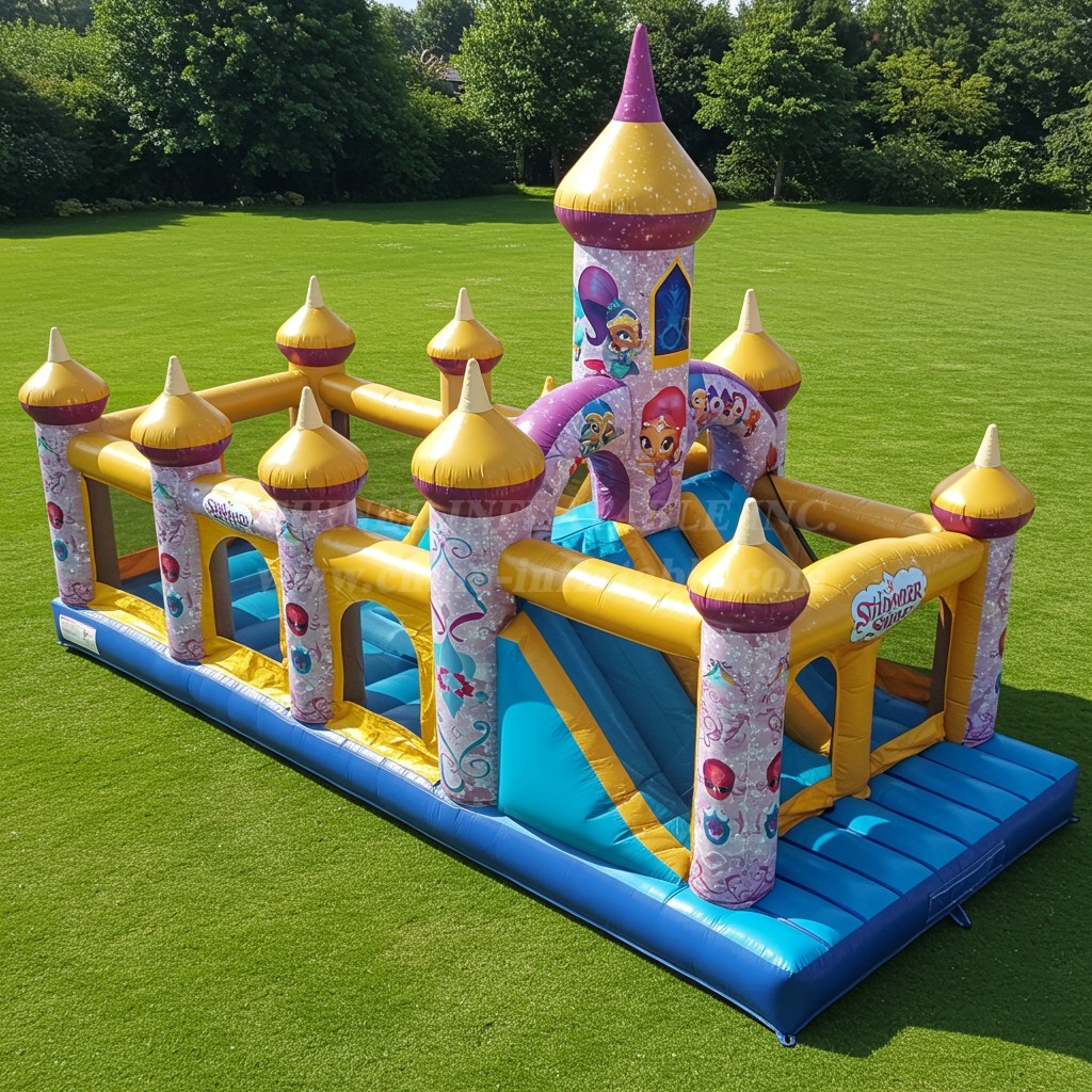 T2-8562 Shimmer & Shine Inflatable Castles
