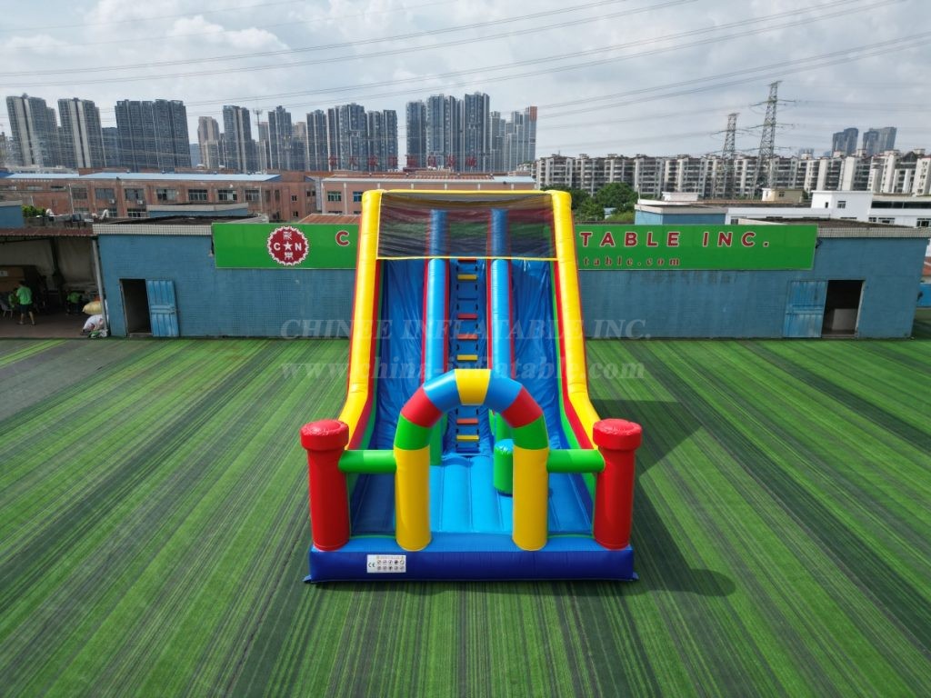 T8-4282B Rainbow Inflatable Slide