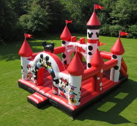 T2-8492 Mickey & Minnie Inflatable Castle