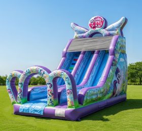 T8-8230 My Little Pony Theme Inflatable Dry Slide