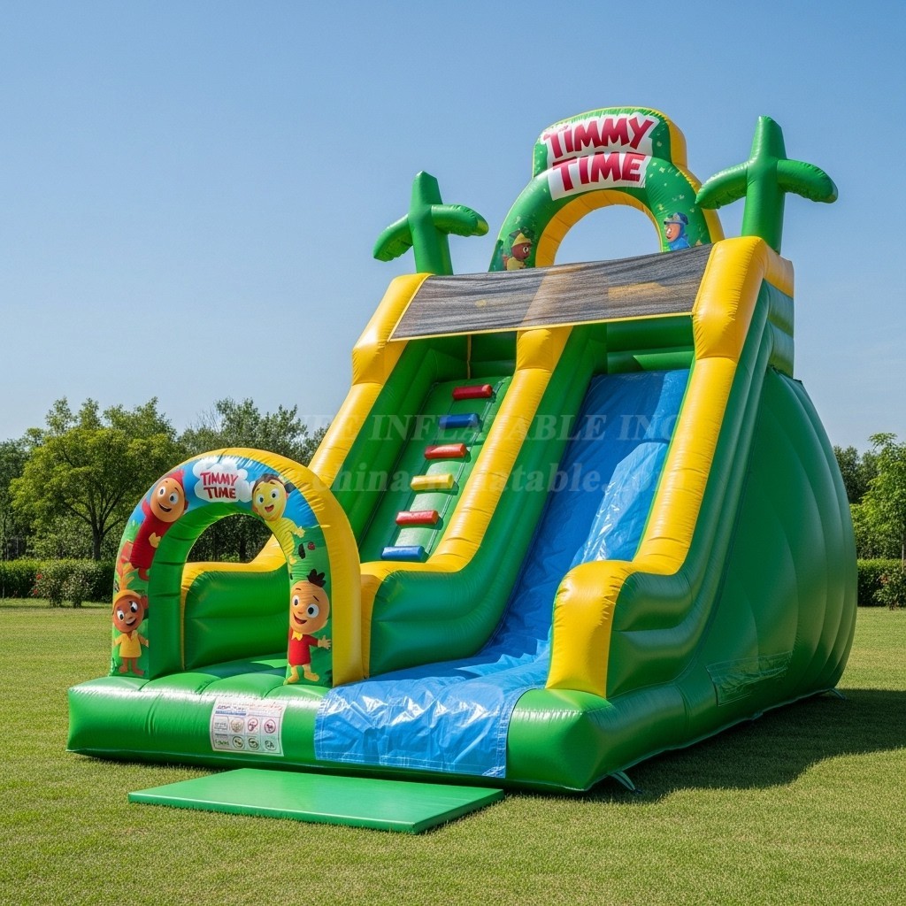 T8-8363 Timmy Time Theme Inflatable Dry Slide