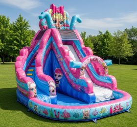 T8-8633 L.O.L.SURPRISE Theme Inflatable Water Slide