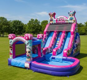 T8-8636 L.O.L.SURPRISE Theme Inflatable Water Slide