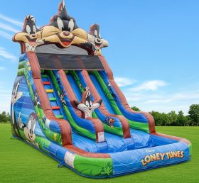 T8-8473 Looney Tunes Theme Inflatable Water Slide