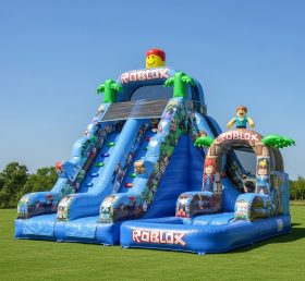 T8-8524 Roblox Theme Inflatable Water Slide