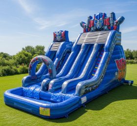 T8-8724 Transformers Theme Inflatable Water Slide