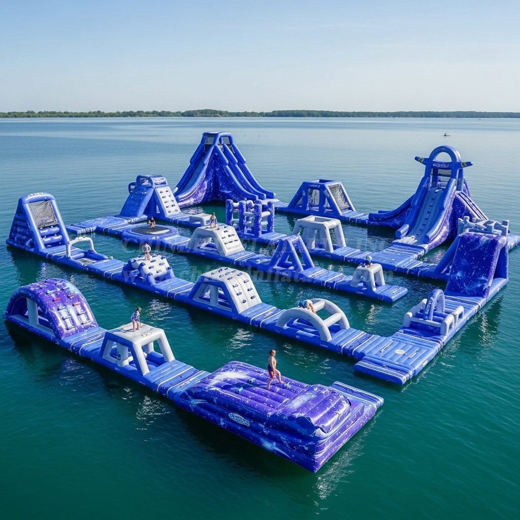 S264 Space Theme Inflatable Water Park