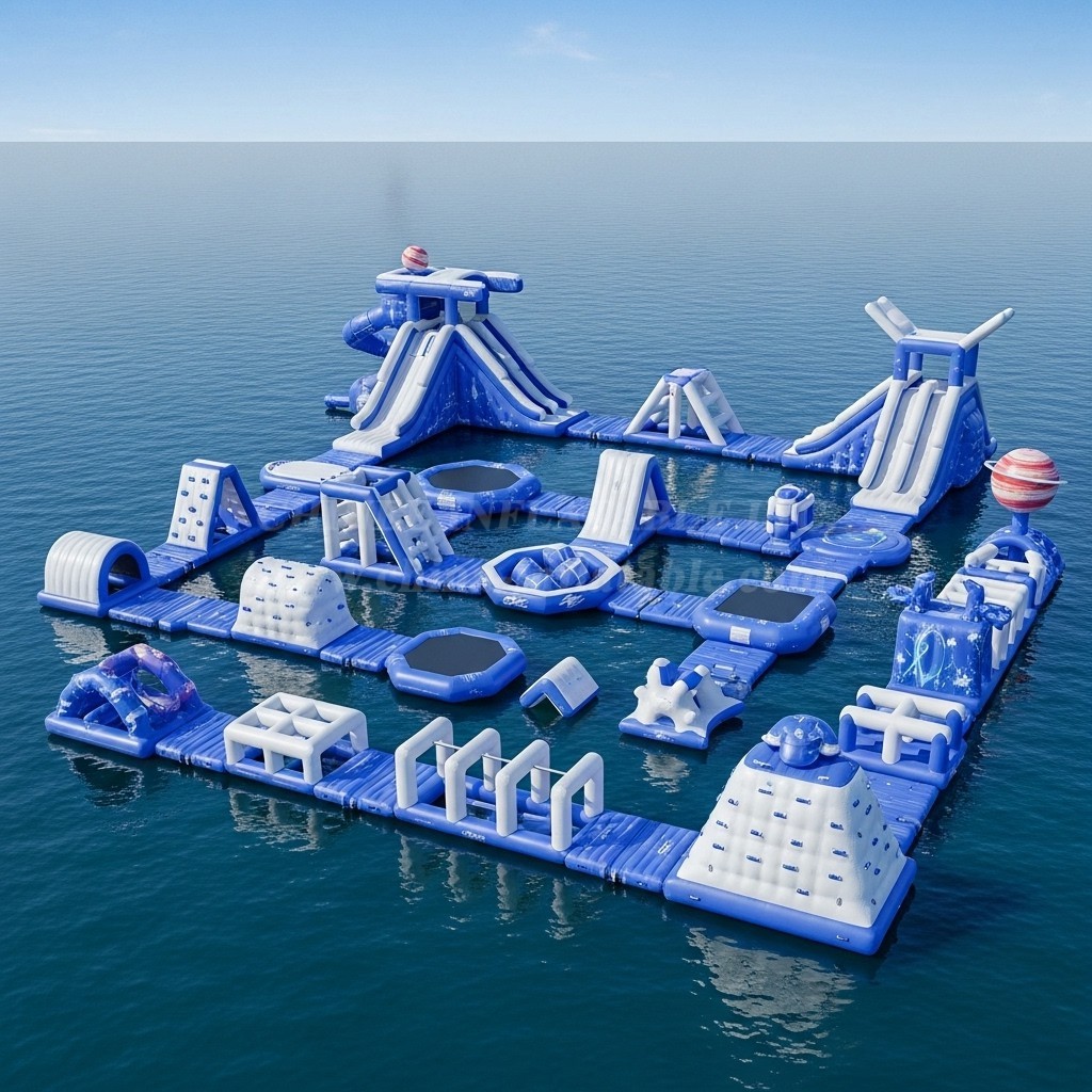 S266 Space Theme Inflatable Water Park