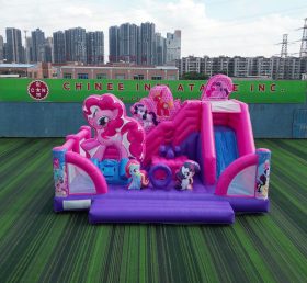 T8-1398C My Little Pony Bouncy Castle with Slide