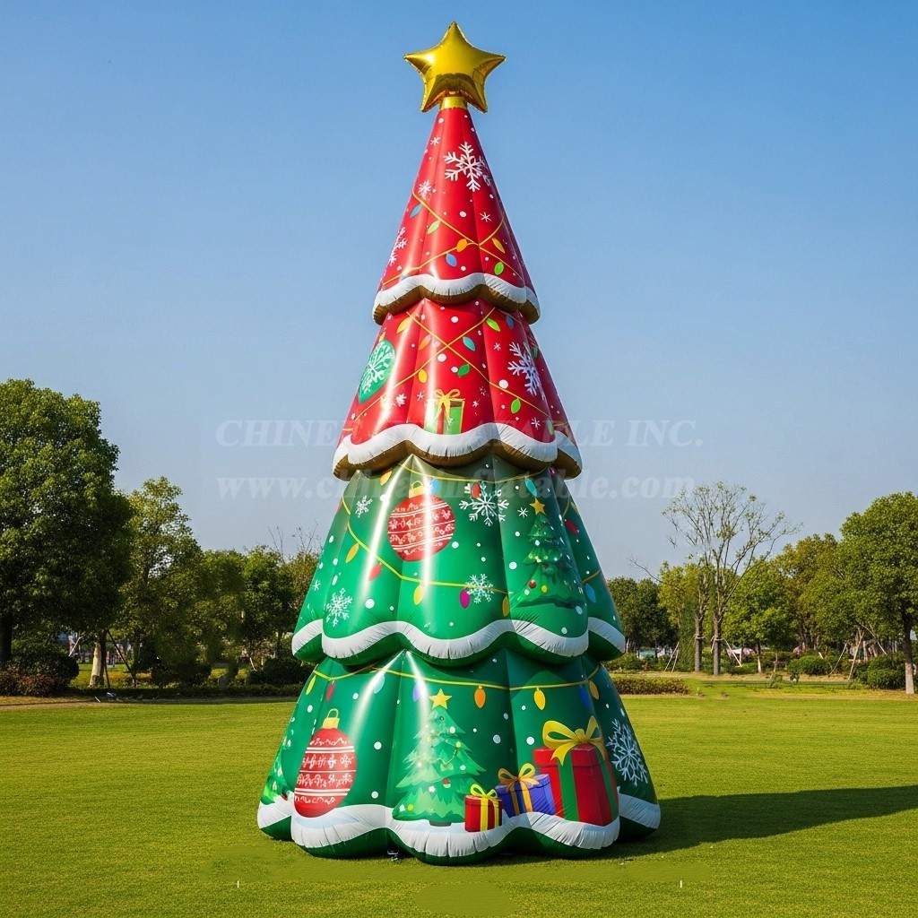 C1-634 Inflatable Christmas Tree for Commercial Holiday Decorations