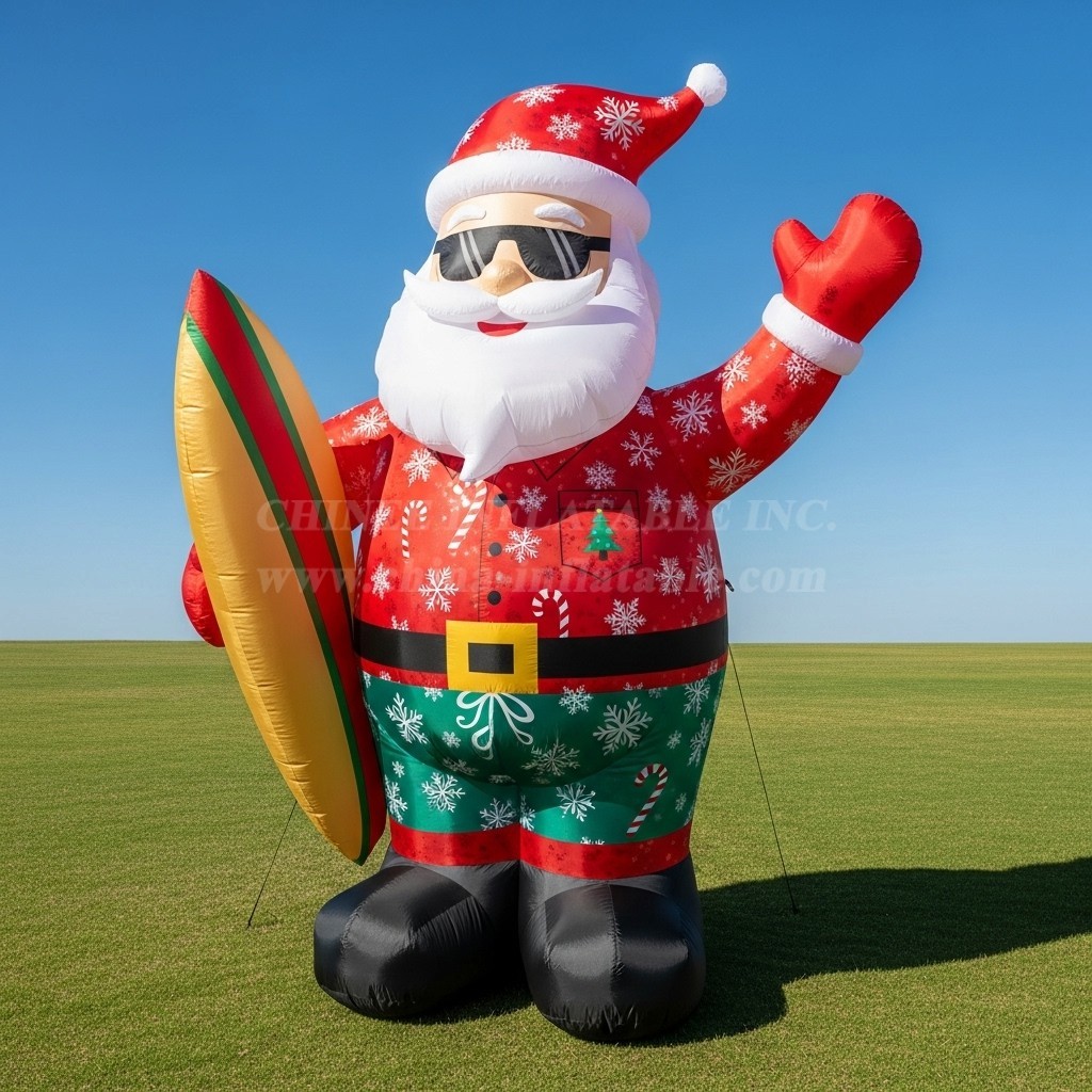 C1-478 Street Style Inflatable Santa Claus