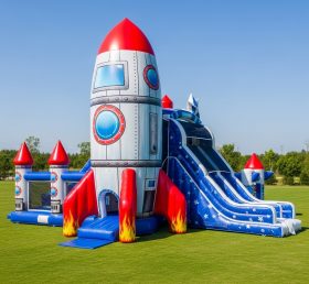 T6-6367 Rocket Theme Inflatable Playground
