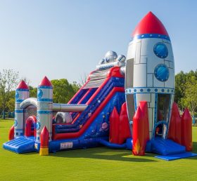 T6-6368 Rocket Theme Inflatable Playground