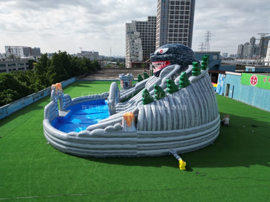 Pool3-606 Godzilla Theme Pool Water Park