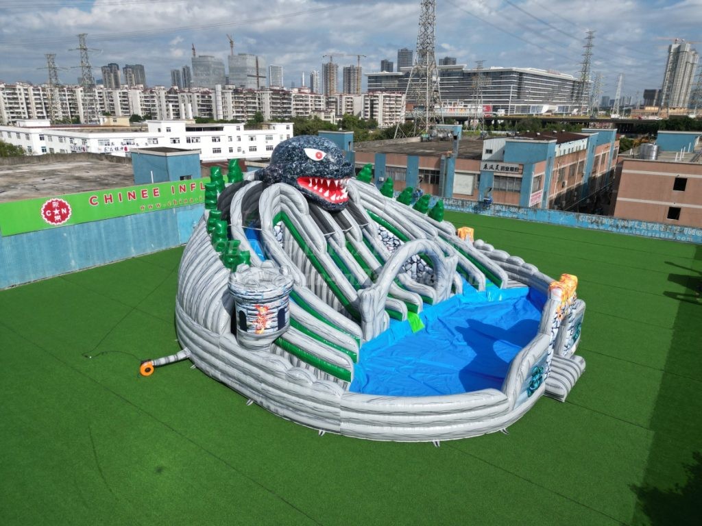 Pool3-606 Godzilla Theme Pool Water Park