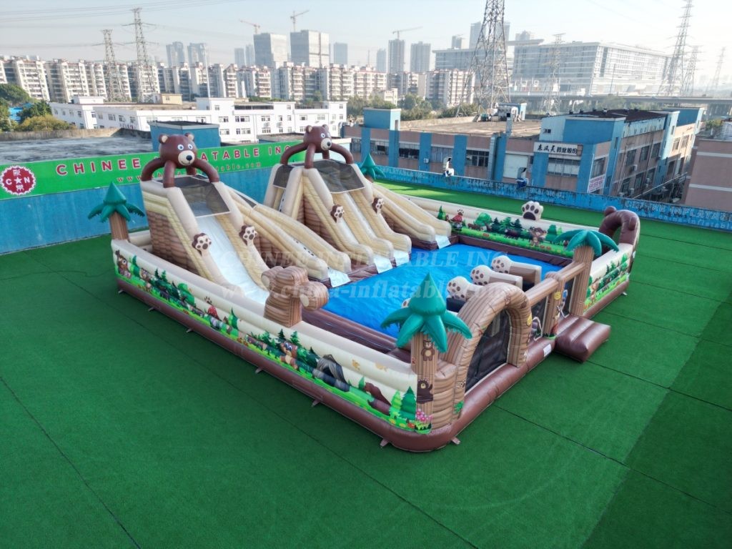 Pool3-430 Bear Theme Pool Water Park