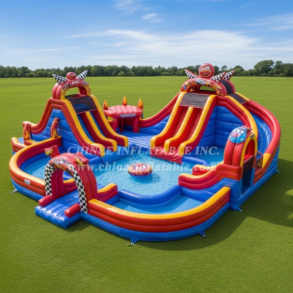 Pool3-586 Cars Theme Pool Water Park